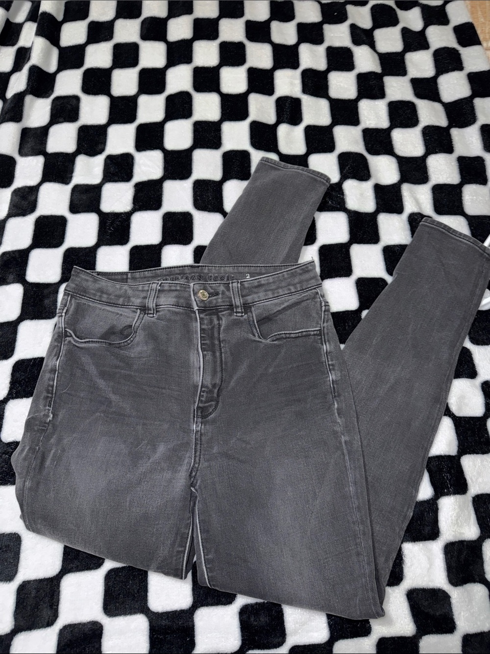 American Eagle Outfitters Women's Gray Skinny Jeans